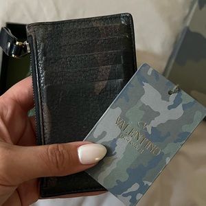 Valentino card holder wallet
